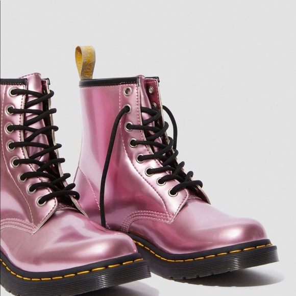 Dr.Martens -Pink Goldmix1460 Smooth Vegan Leather NWT